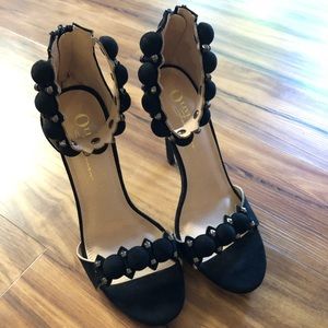 Olivia Ferguson black heels size 7.5 NEW